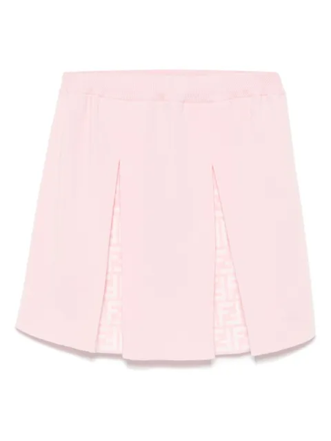 Fendi Kids FF-jacquard mini skirt