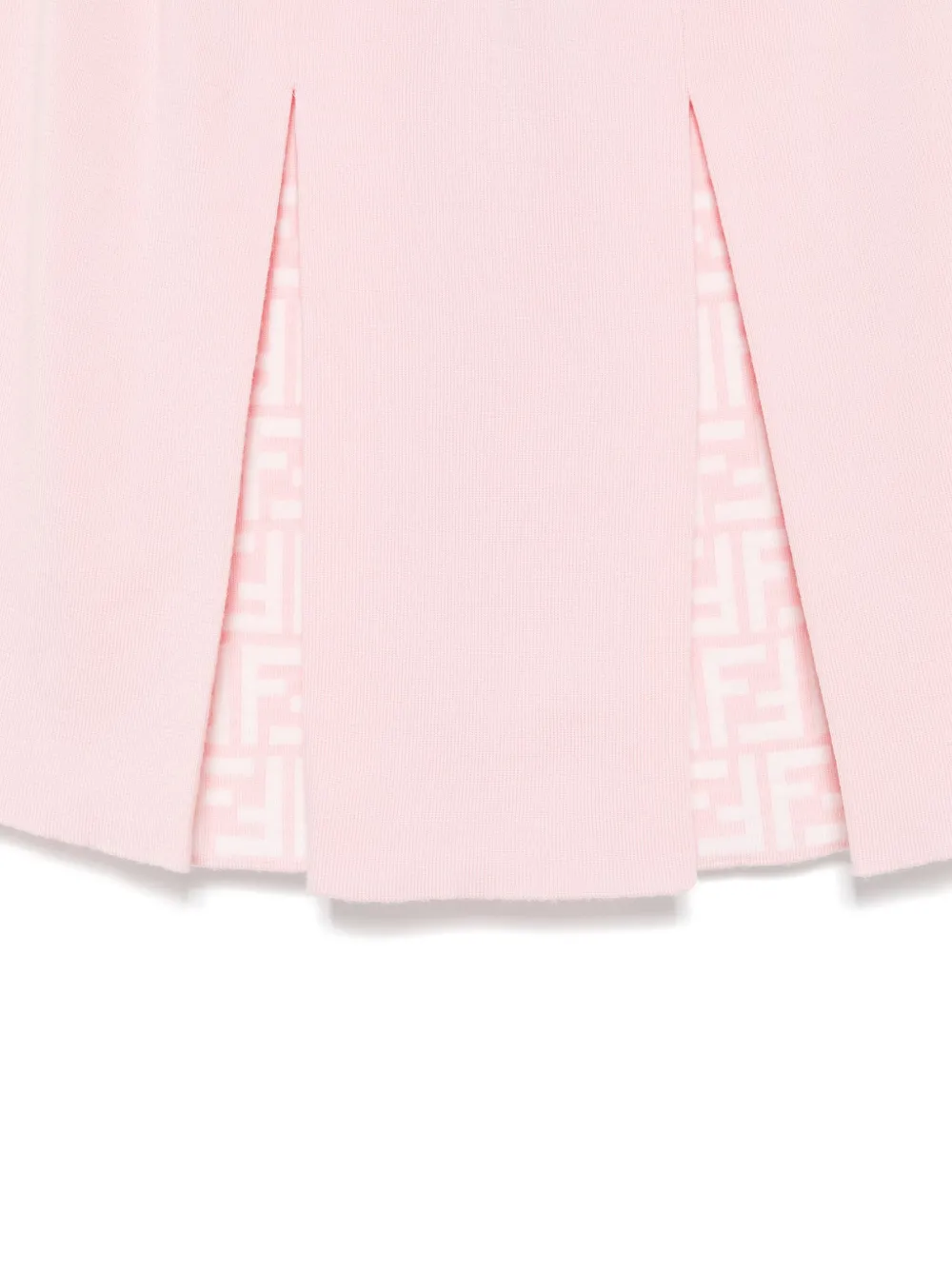 Fendi Kids Mini-rok met FF-jacquard Roze