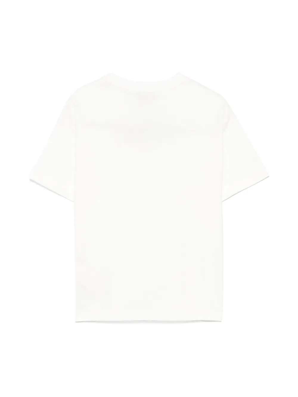 Fendi Kids T-shirt met logopatch Wit