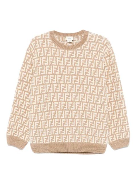 Fendi Kids FF-jacquard sweater