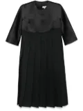 Comme Des Garçons Comme Des Garçons pleated midi dress - Black