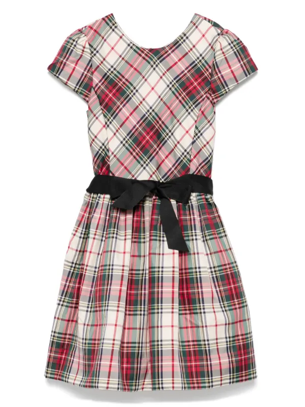 POLO RALPH LAUREN KIDS Abito Tartan Toni Neutri FARFETCH IT