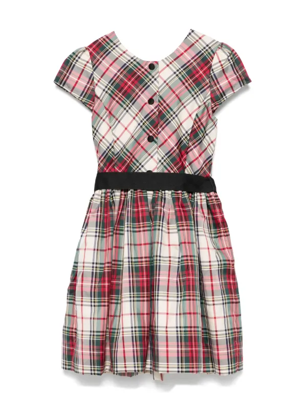 POLO RALPH LAUREN KIDS チェック ワンピース | ニュートラル POLO RALPH LAUREN KIDS チェック ワンピース | ニュートラル