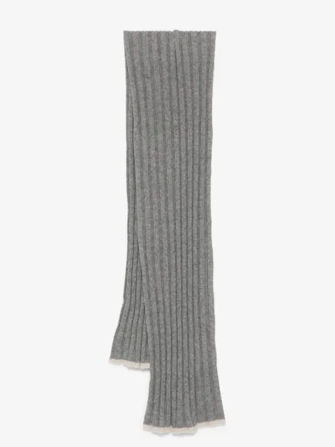 Brunello Cucinelli ribbed scarf