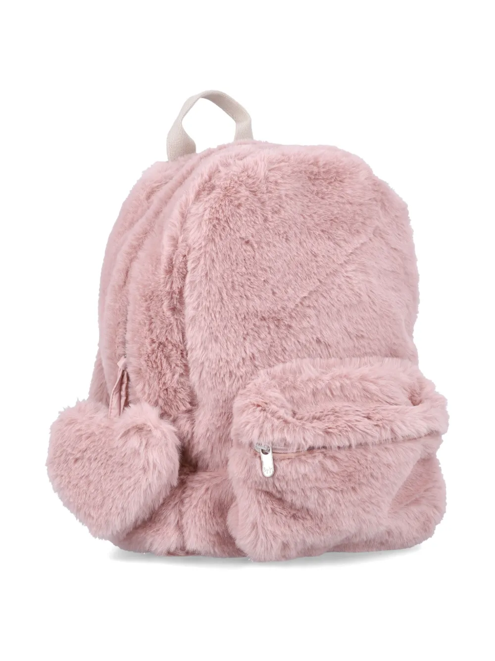 Il Gufo Zipped fauxfur Backpack Pink FARFETCH