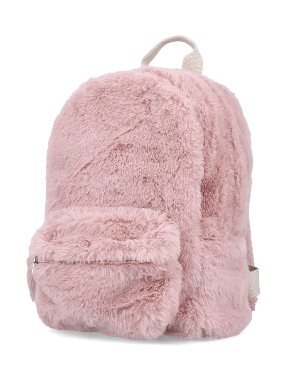 Il Gufo Zipped fauxfur Backpack Pink FARFETCH
