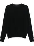 Tagliatore round-neck jumper - Black