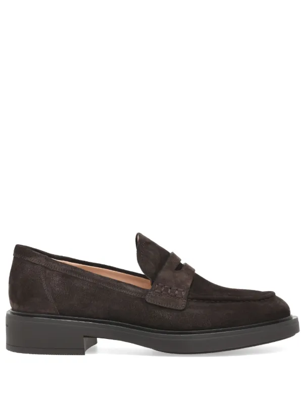 Gianvito Rossi Harris ローファー | ブラウン | FARFETCH JP