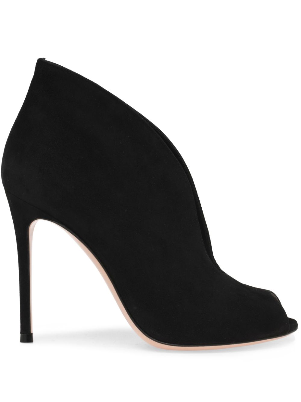 Gianvito Rossi 105mm Vamp boots Black