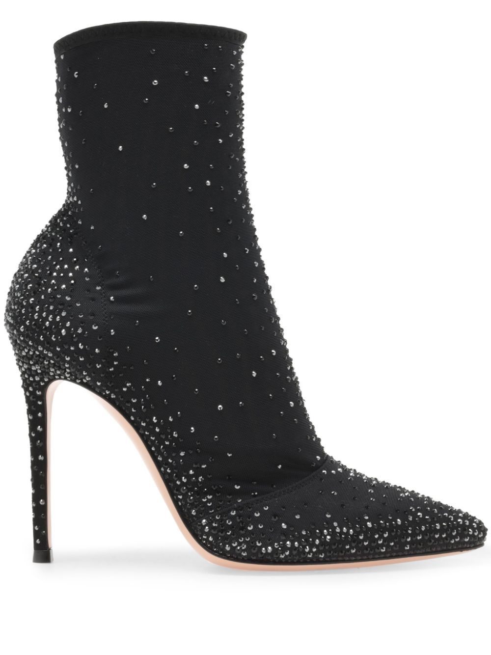 Gianvito Rossi 105mm Aurora boots Black