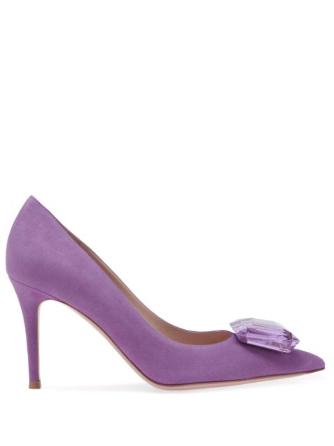 Gianvito Rossi 85mm suede pumps Women