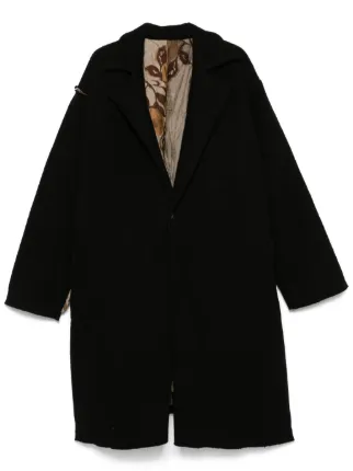 CHIAHUNG SU Wool Coat | Black | FARFETCH IN