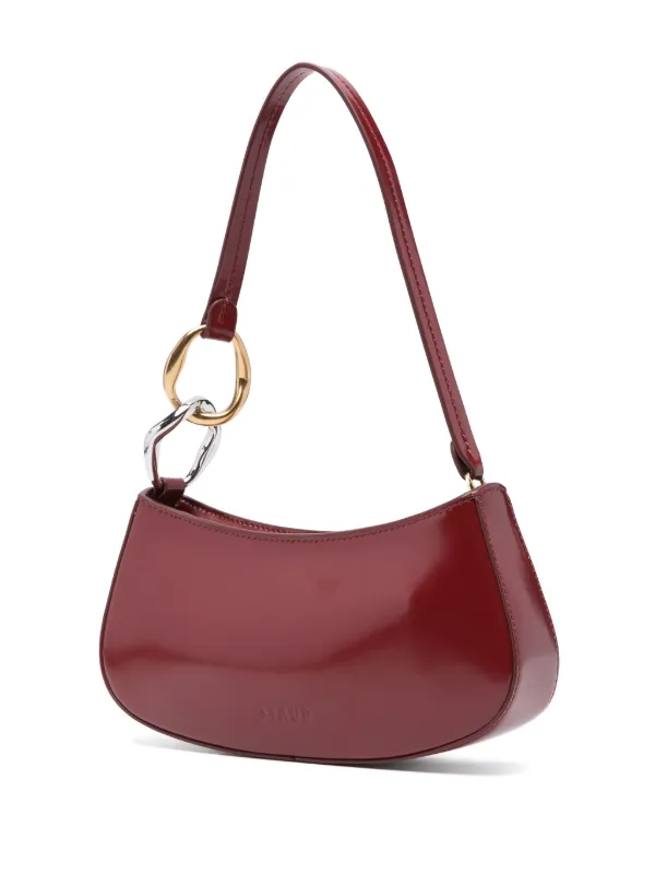 STAUD Mini Ollie Schultertasche Rot FARFETCH AT