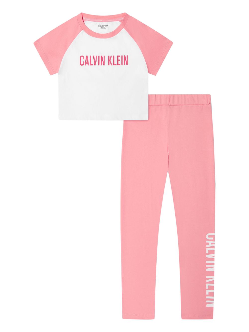 Calvin Klein Kids logo underwear set - Pink