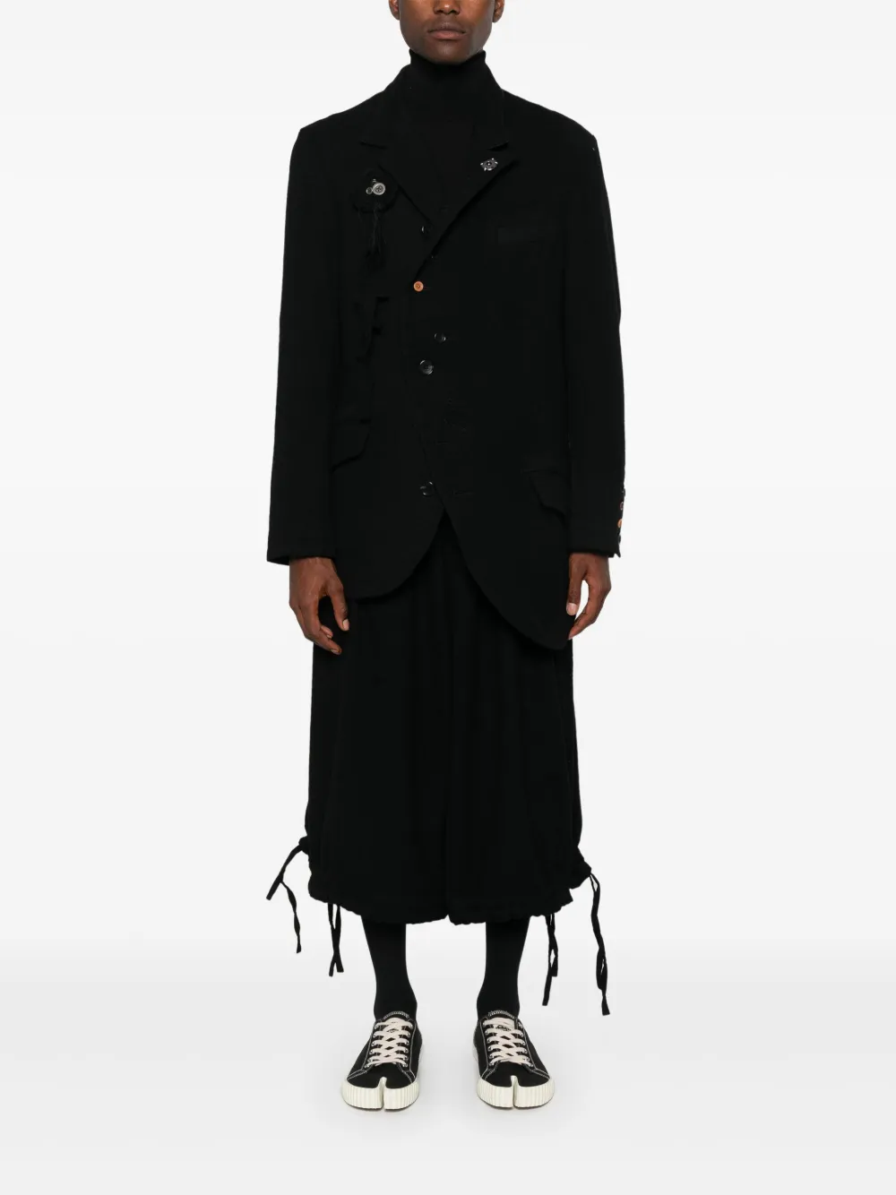 KHOKI decorative button detail jacket - Zwart