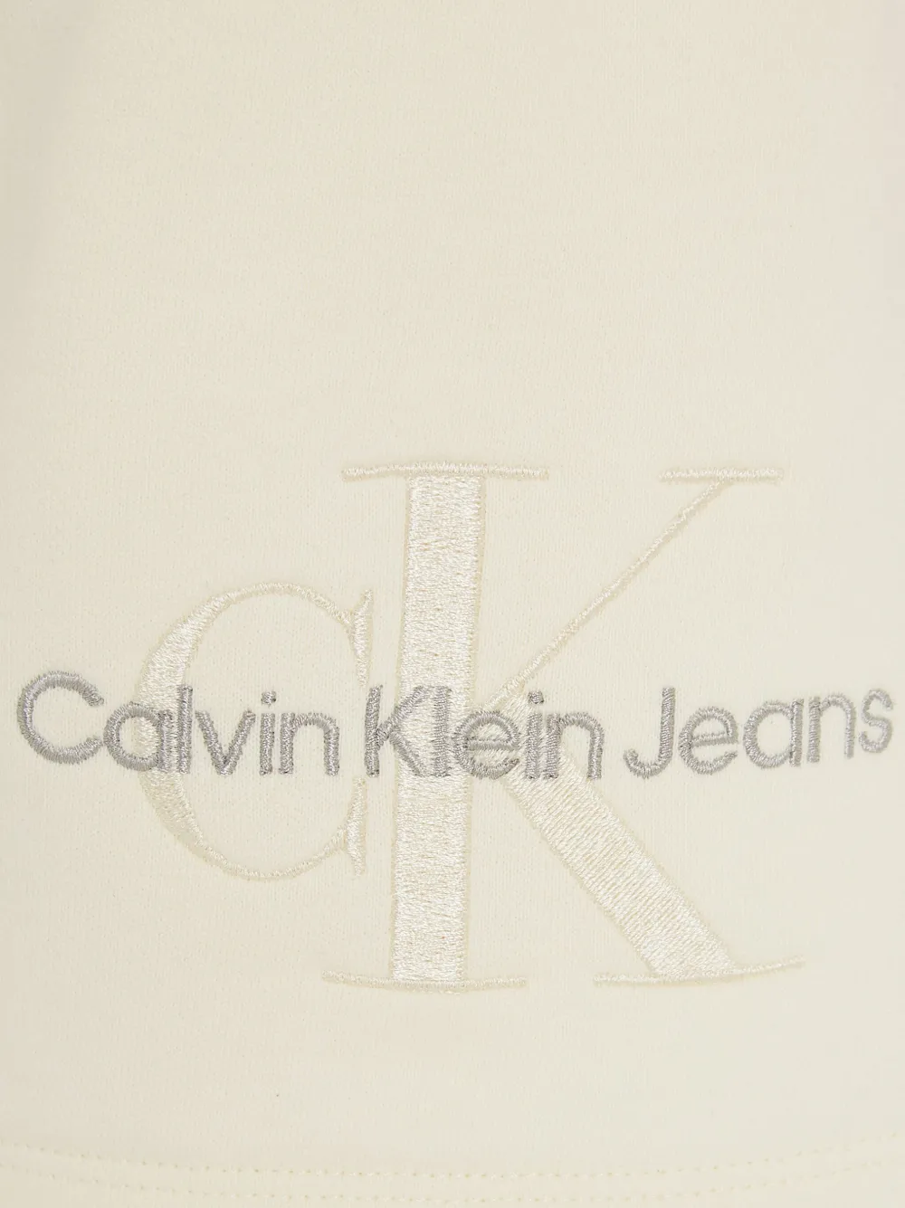 Shop Calvin Klein Logo Shorts In Neutrals
