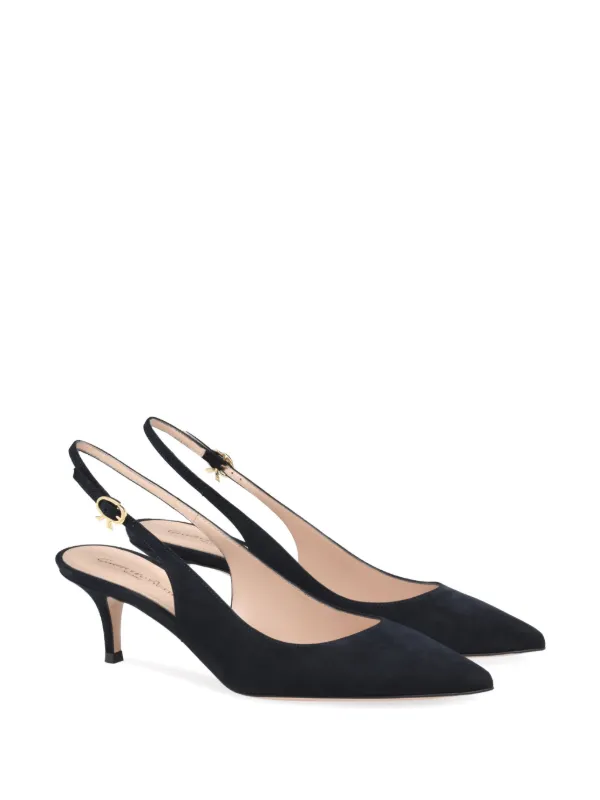 関税,送料無料 Gianvito Rossi Ribbon 55スリングバックパンプス スリングバック Gianvito Rossi(ジャンヴィト ロッシ) パンプス