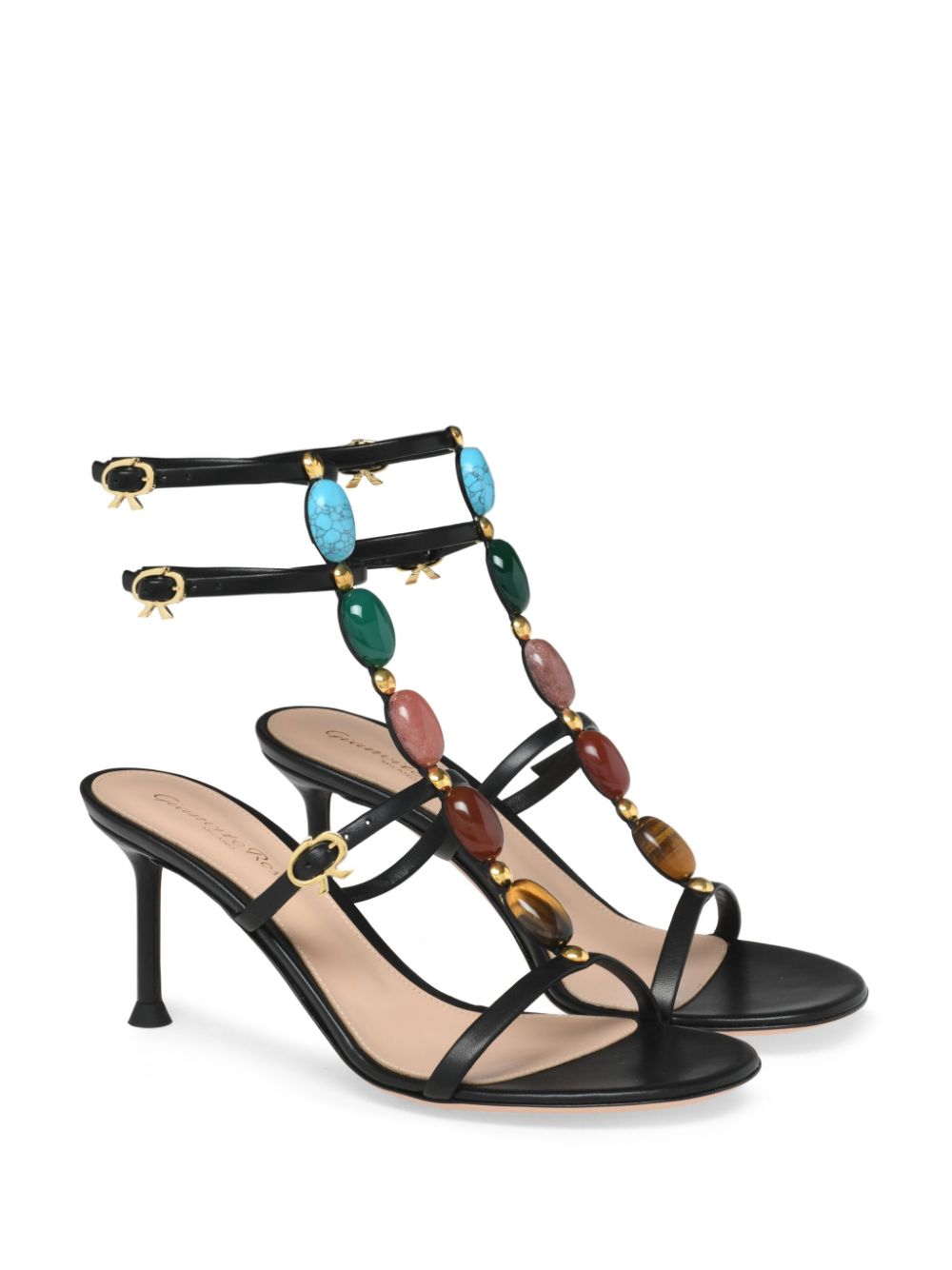 Gianvito Rossi 70 mm Shanti sandalen Zwart