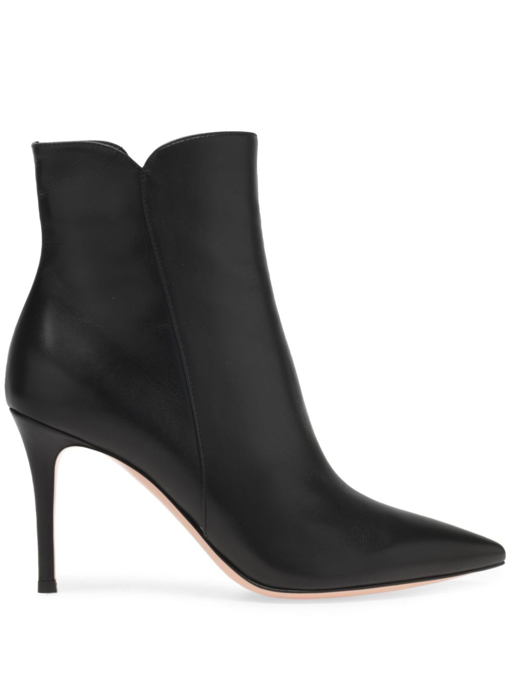 Gianvito Rossi 85 mm Levi laarzen Zwart