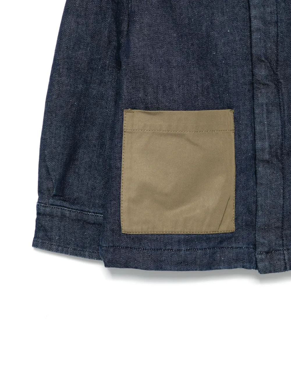 Aspesi Kids Gewatteerd spijkerkjack Blauw