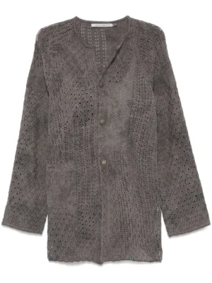 Comme Des Garçons Homme Plus パッチワーク カーディガン | グリーン