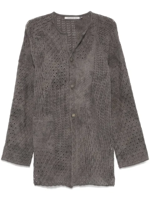 CHIAHUNG SU open-knit cardigan