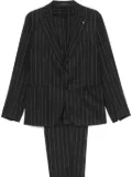 Tagliatore pinstripe-pattern suit - Grey