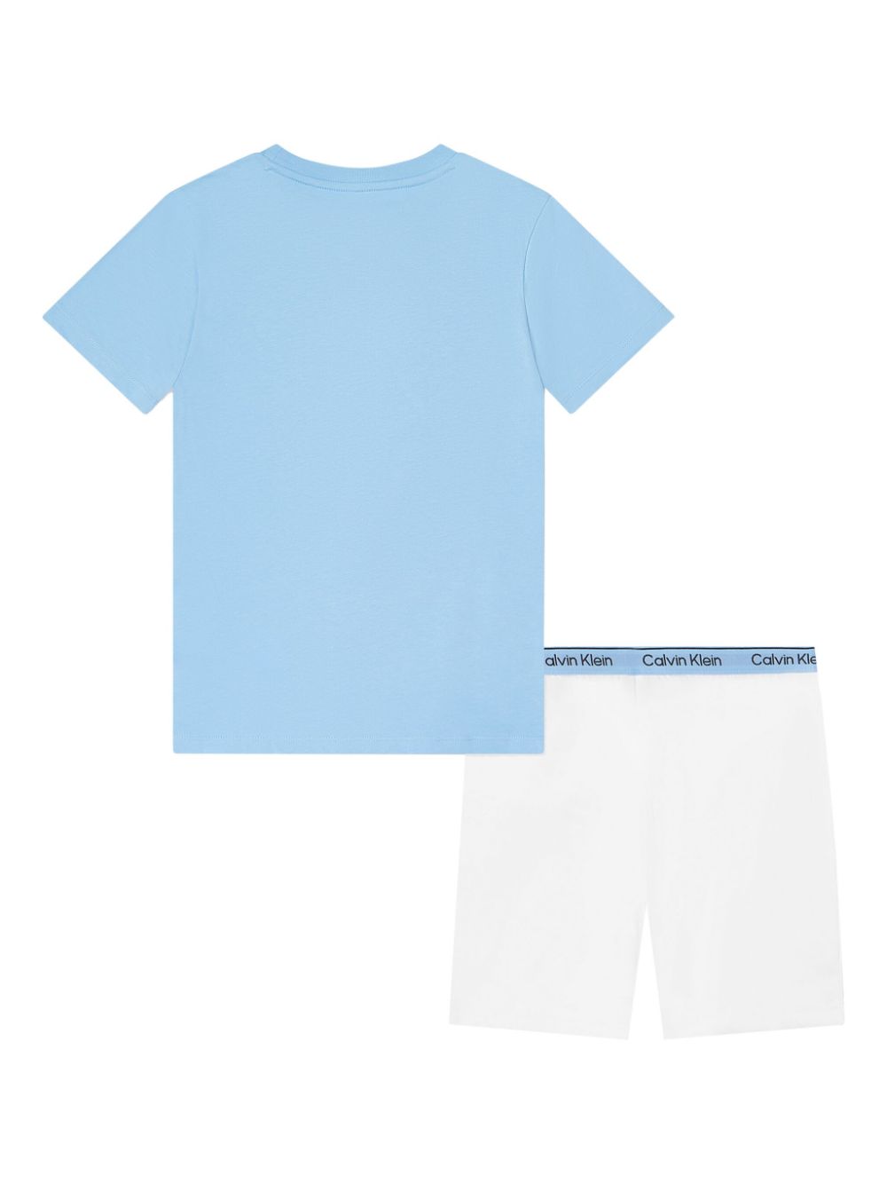 Calvin Klein Kids Twee boxershorts met logoband - Wit