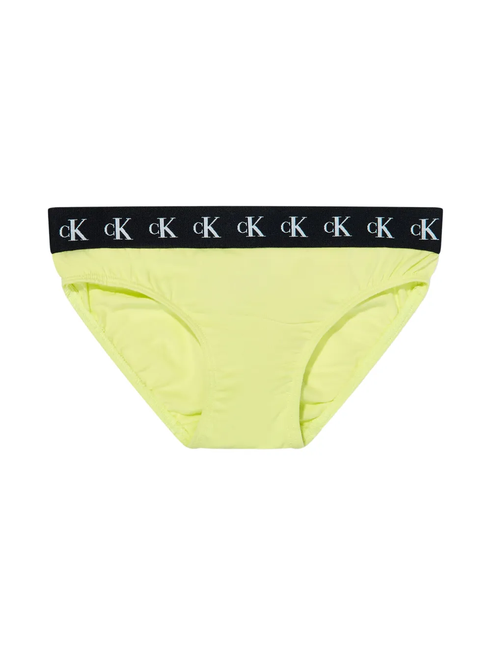 Calvin Klein Kids Twee slips met logoband Geel