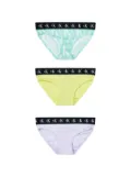 Calvin Klein Kids logo-waistband briefs (pack of two) - Yellow