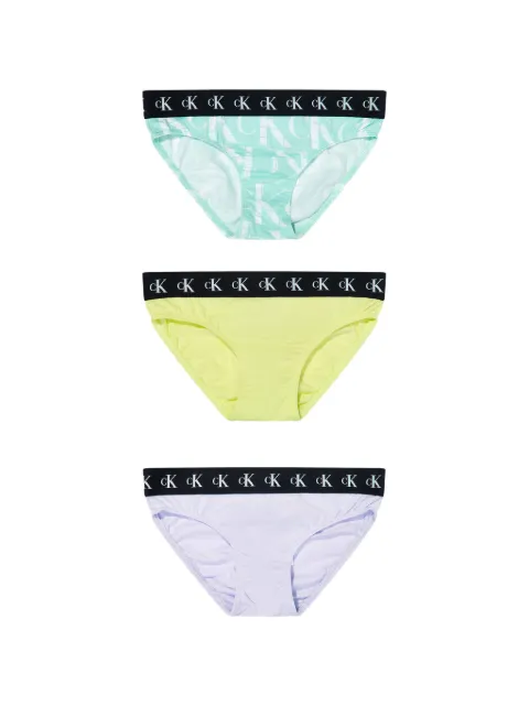 Calvin Klein Kids طقم لباس داخلي بخصر بشعار الماركة (قطعتان)