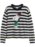 Chinti & Parker Snoopy Christmas Elf sweater - Blue