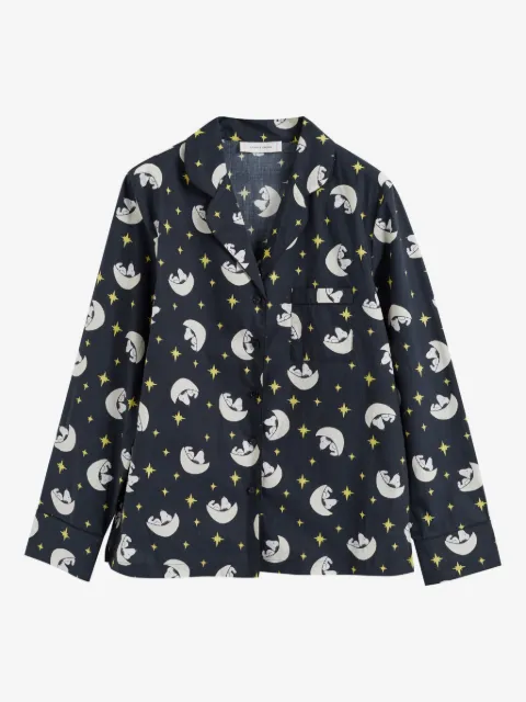 Chinti & Parker graphic-print pyjama shirt