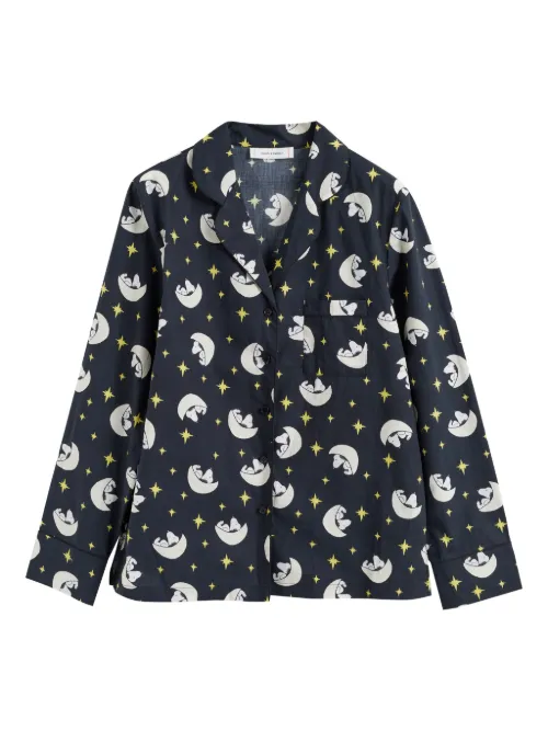Chemise de pyjama à imprimé graphique - Chinti & Parker - Modalova