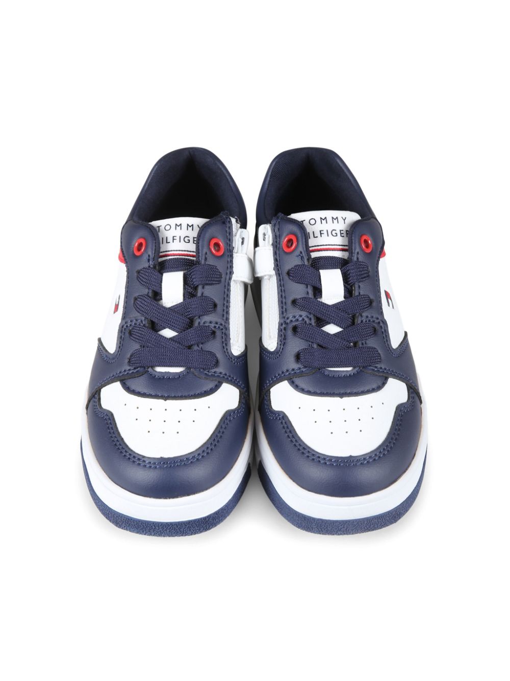 Tommy Hilfiger Junior Sneakers met logoprint Blauw