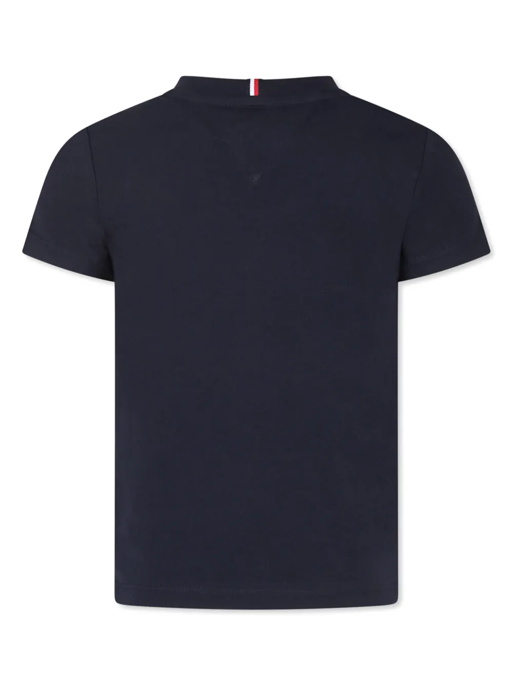 Tommy Hilfiger Junior Katoenen T-shirt met logoprint - Blauw