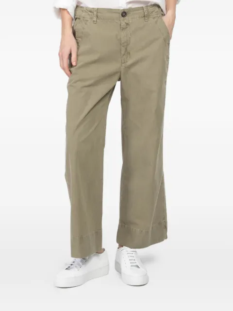 Velvet pantalones ajustados con botones