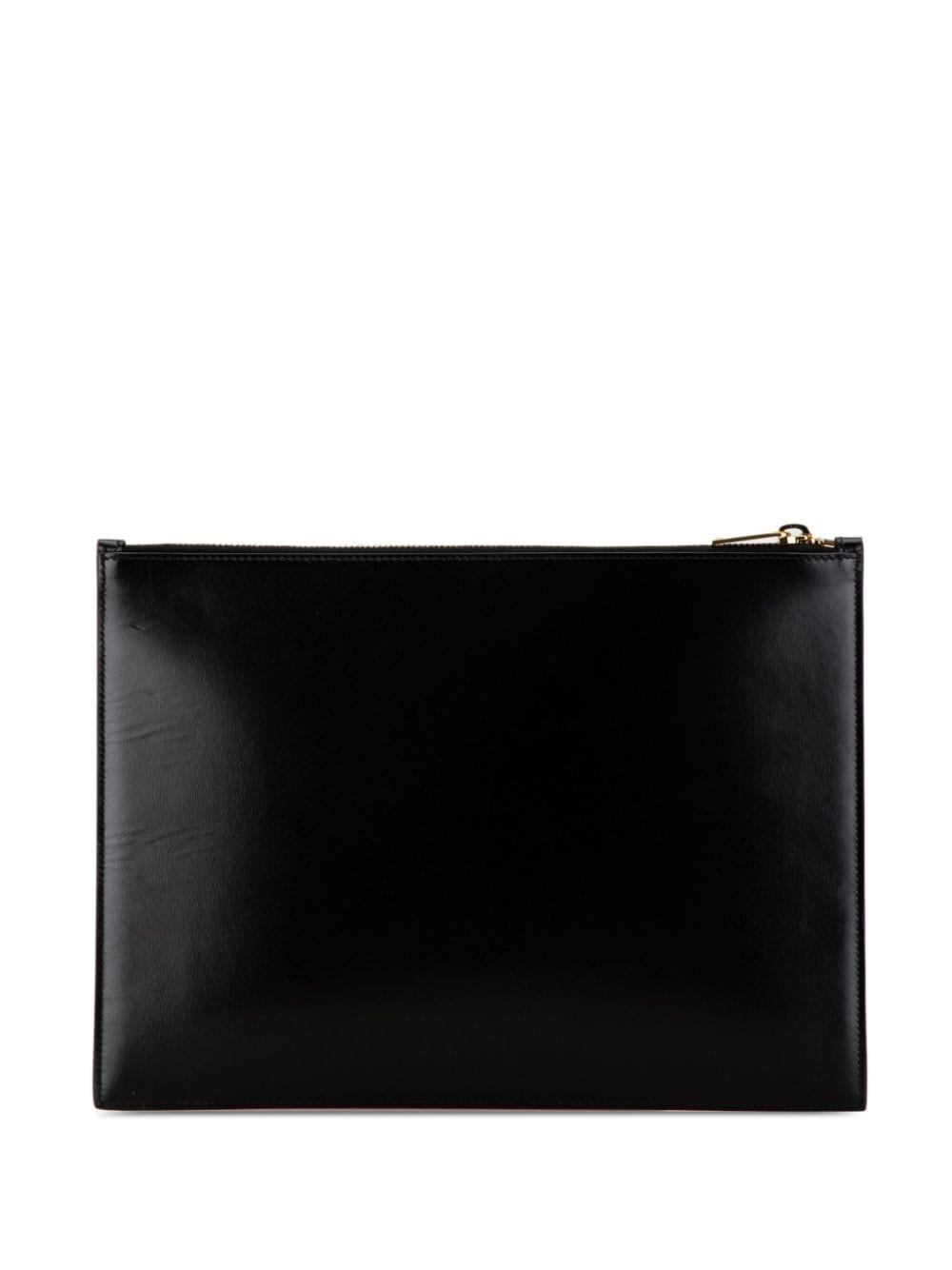 Saint Laurent Pre-Owned 2020 Leather clutch bag - Zwart