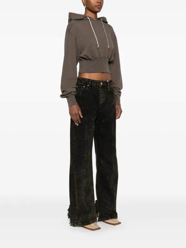 Rick Owens DRKSHDW Tatlin Hoodie | Grey | FARFETCH