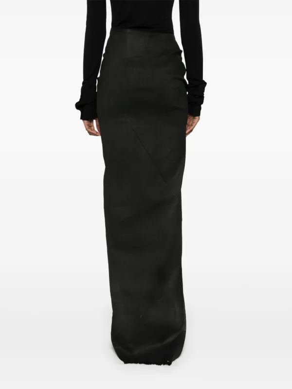 Rick Owens DRKSHDW EDFU Maxi Skirt | Black | FARFETCH