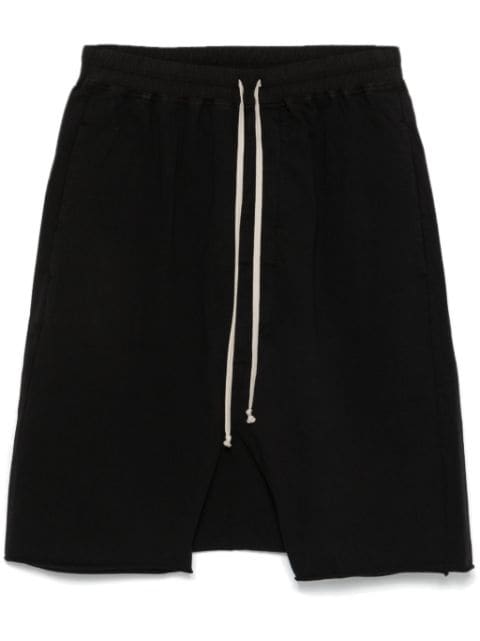 Rick Owens DRKSHDW bermudas con cordones en la pretina