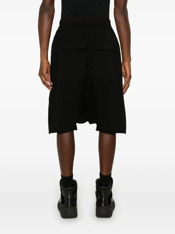 Rick Owens DRKSHDW Pods ドローストリング ショートパンツ | ブラック 