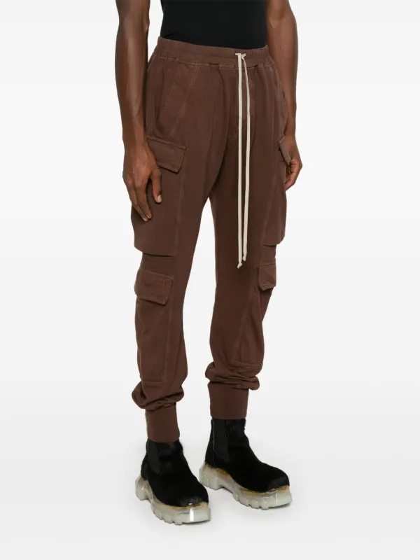 Black Hollywood Mastodon Megacargo Pants by Rick Owens on Sale