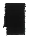 Max Mara patterned-jacquard scarf - Black