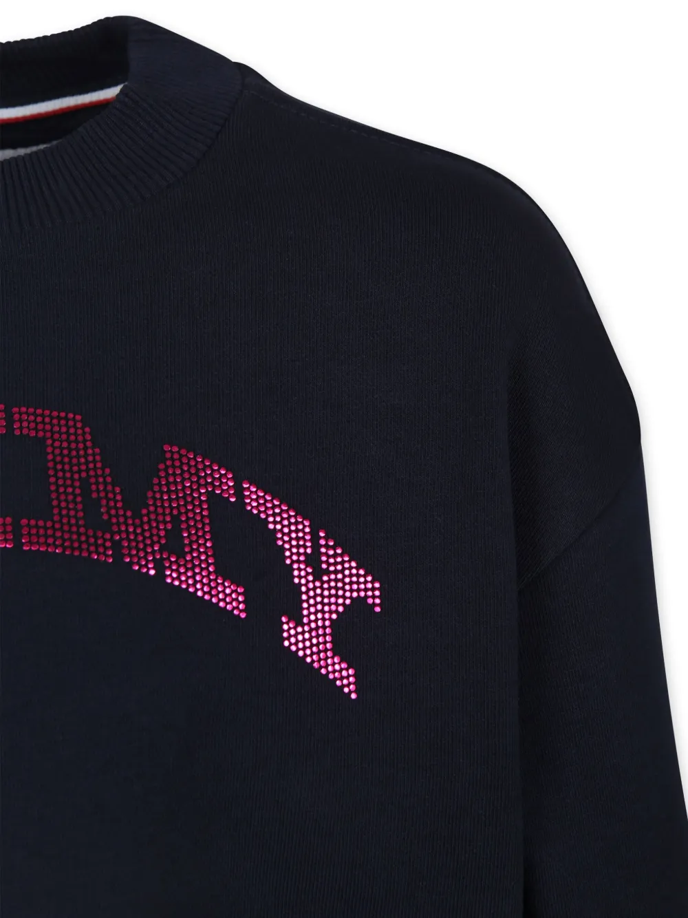 TOMMY HILFIGER JUNIOR EMBELLISHED-LOGO SWEATSHIRT