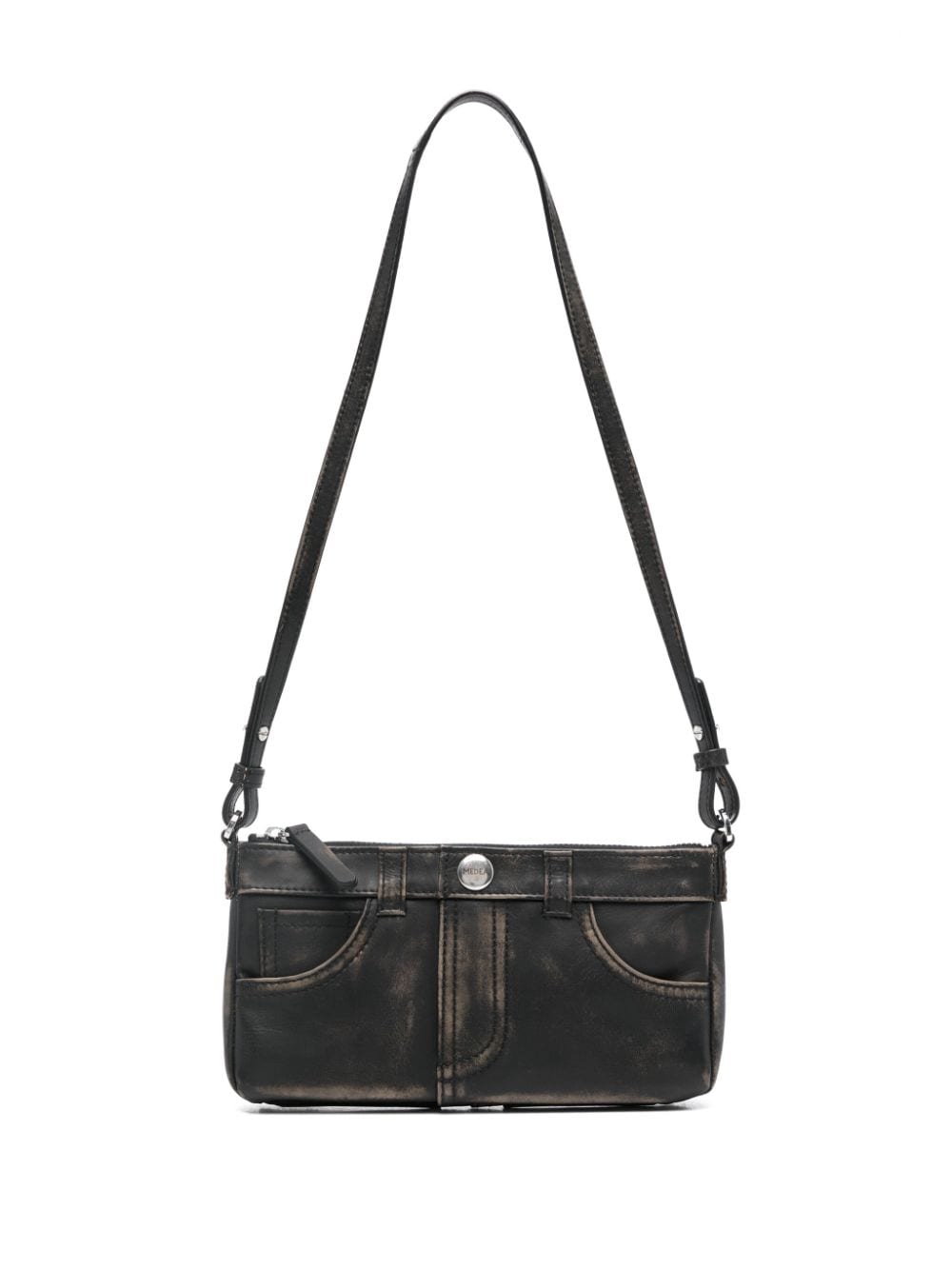 Medea panelled shoulder bag - Nero