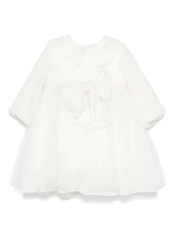 Le Bebe Enfant open knit Dress White FARFETCH ZA