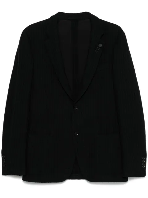 Lardini brooch-detail blazer 