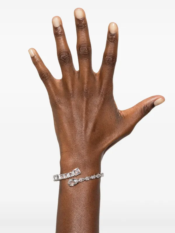 Swarovski Matrix カフブレスレット | シルバートーン | FARFETCH JP