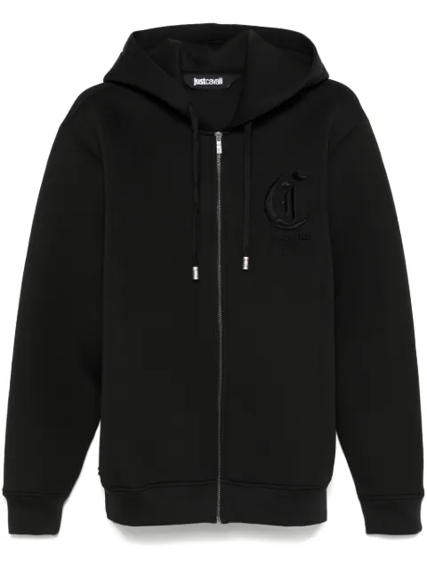 Just Cavalli hoodie con logo bordado
